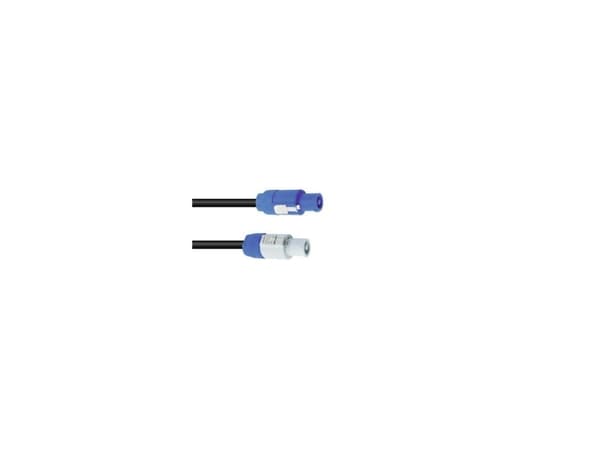 PSSO 30235070 Strøm Forbindelsesledning [1x PowerCon-stik - 1x PowerCon-stik] 5.00 m Sort