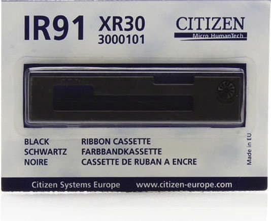 Citizen IR-91B - Svart - färgband (alternativ för: Citizen IR-91B) - för Citizen MD-911; CBM 910, 920; iDP 3110, 3111
