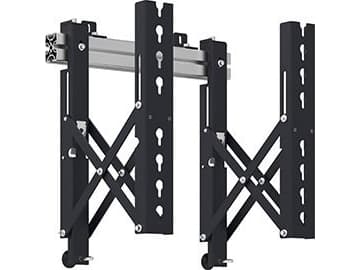 Neovo VWM-02 - Monteringskomponent (2 monteringsarmer) - for videovegg - stål - svart - skjermstørrelse: 42"-65" - monteringsgrensesnitt: inntil 400