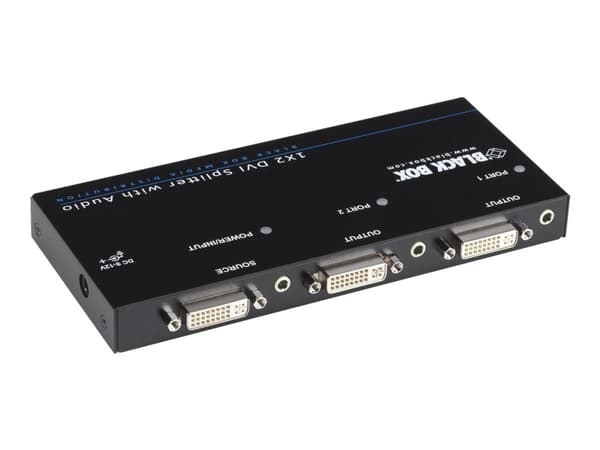 Black Box - Video/audiosplitter - 2 x DVI - skrivbordsmodell