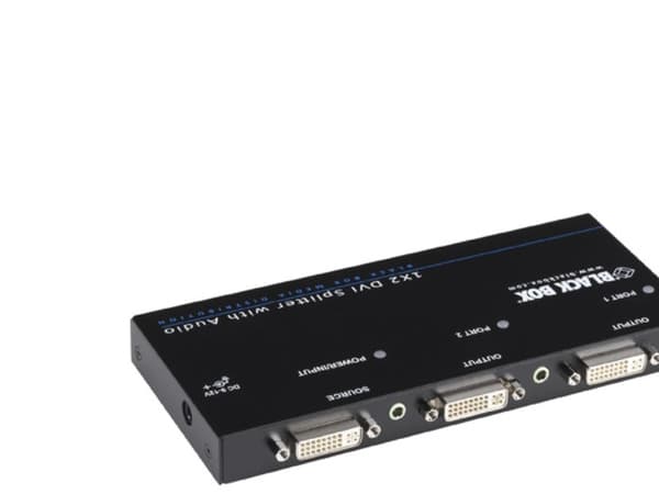 Black Box - Video/audiosplitter - 2 x DVI - skrivbordsmodell