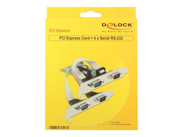 PCIE X1 SERIAL 4X