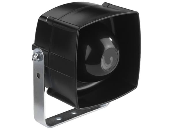 Monacor NR-254KS, 12 W, 25 W, 4 O, 107 dB, 600 - 14000 hz, Svart