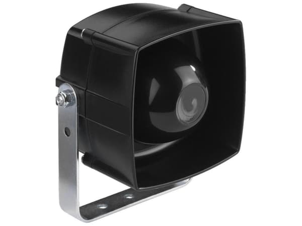 Monacor NR-254KS, 12 W, 25 W, 4 O, 107 dB, 600 - 14000 hz, Svart