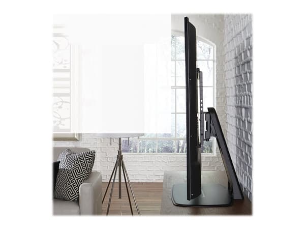 Sanus WSTV1 - Monteringskomponent (sokkel) - for TV - svart - skjermstørrelse: 32"-60" - for Sonos PLAYBAR, PLAYBASE
