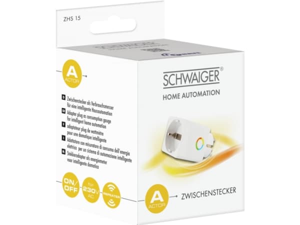 Schwaiger ZHS15, Tyyppi F, Tyyppi F, 100-230 V, 50 - 60 Hz, 3500 W, 44 mm