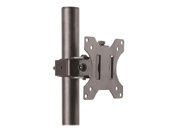 StarTech.com Single Monitor Desk Mount, Single Screen Heavy Duty Pole Mount for up to 8kg VESA Compatible Displays, Ergonomic Height Adjustable Monit