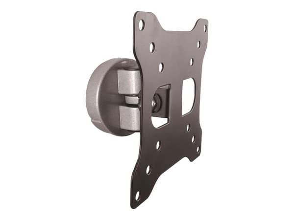 StarTech.com Monitor Wall Mount - Fixed - Supports Monitors 13" to 34" - VESA Monitor Wall Mount Bracket - Aluminum - Black & Silver (ARMWALL) - Mont Sort