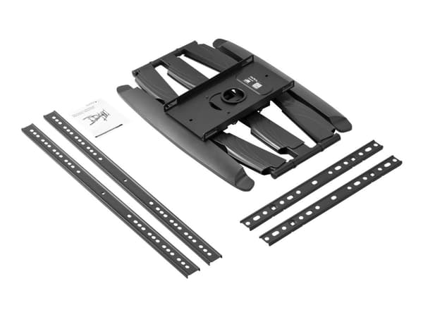 StarTech.com TV Wall Mount supports up to 70 inch VESA Displays, Low Profile Full Motion Universal TV Flat Screen Wall Mount Heavy Duty Adjustable Ti