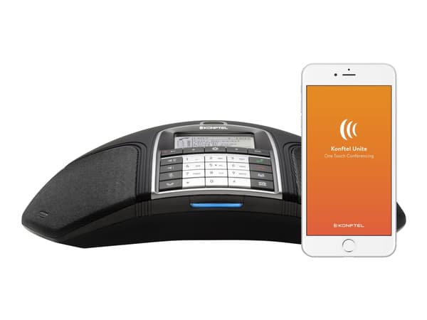 Konftel 300IPx - Konferanse-VoIP-telefon - SIP v2 - lakrissvart - for Konftel C50300IPx Hybrid
