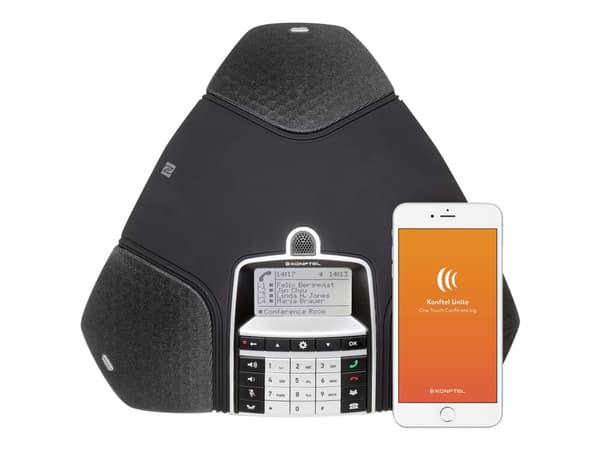 Konftel 300IPx - Konferanse-VoIP-telefon - SIP v2 - lakrissvart - for Konftel C50300IPx Hybrid