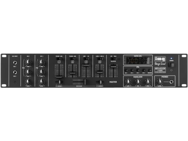 MPX-622/SW 6-channel stereo audio mixer