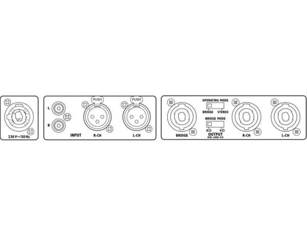 STA-1000D Digitaalinen vahvistin 2x500Wrms