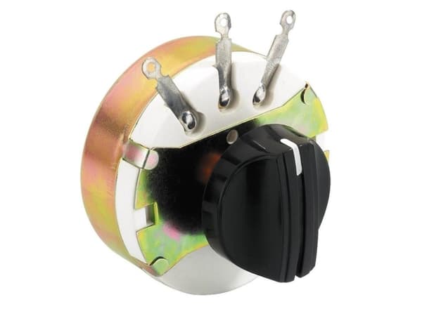 Monacor AT-62H, Rotasjonsvolumkontroll, Sort, 8 O, 100 W
