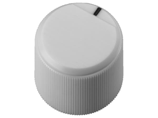 Monacor ATT-20, Käännettävä äänenvoimakkuuden säätö, Valkoinen, 20 mm, 17 mm