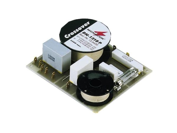 Monacor DN-1218P, Komponent-crossover, 3-veis systems, 350 W, 8 O, 3000 Hz, 18 dB