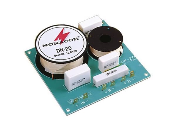 Monacor DN-20 2-veis crossover 8 Ω