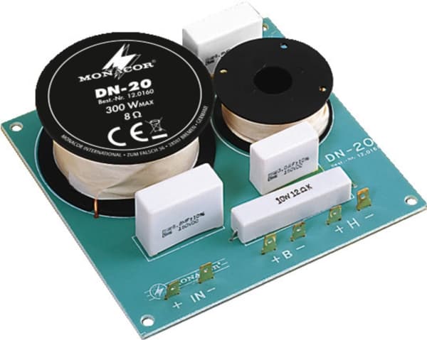 Monacor DN-20 2-veis crossover 8 Ω