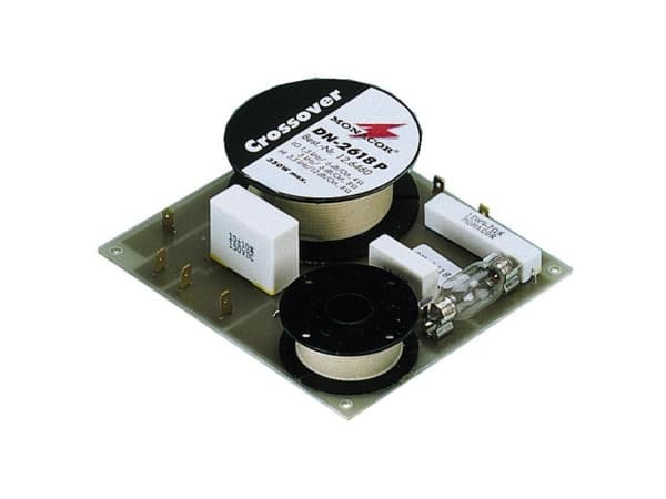 Monacor DN-2618P, Komponent-crossover, 3-veis systems, 350 W, 8 O, 3000 Hz, 18 dB