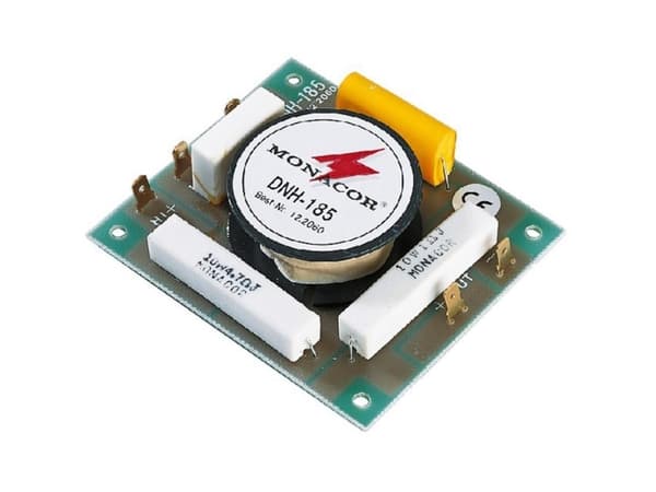 Monacor DNH-185, Komponent-crossover, 1-way systems, 250 W, 8 O, 5500 Hz, Flerfarget