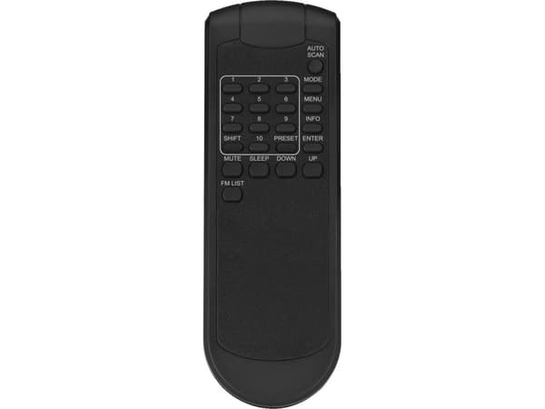 Monacor FM-102DAB, Hem, Svart, DAB+, FM, DAB+, 87,5 - 108 MHz, 174,928 - 239,2 MHz