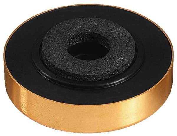 Monacor HF-45G Chassisfod Guld, Sort 1 stk