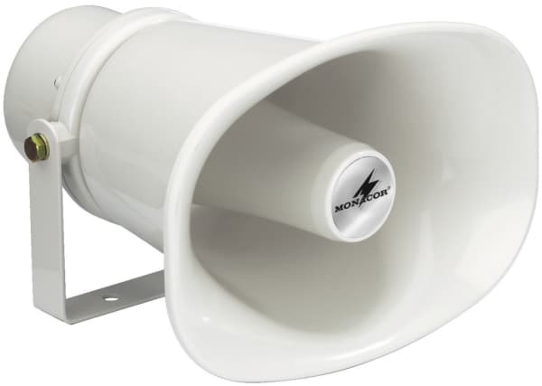 Monacor IT-115, Seinäkiinnitteinen, 15 W, 108 dB, 280 - 12500 Hz, Valkoinen, 225 mm Valkoinen