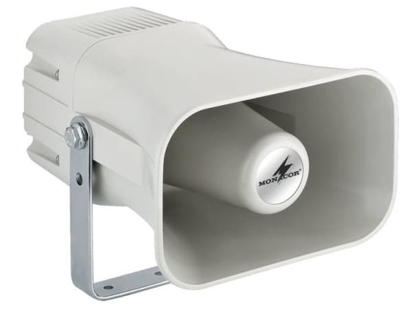 Monacor IT-15EN, Grå, Acrylonitrilbutadienstyren, -25 - 70 °C, 15 W, 15 W, 350 - 10000 Hz