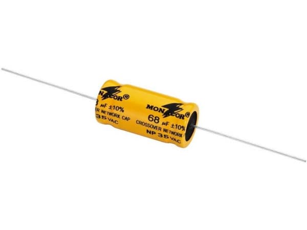 Monacor LSC-680NP Højttaler-kondensator 68 µF