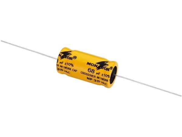 Monacor LSC-680NP Højttaler-kondensator 68 µF