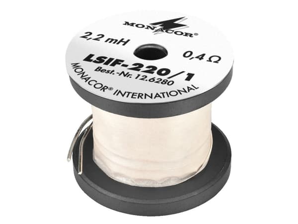 Monacor LSIF-220/1, 26 mm, 3 cm, 0,65 mm, 0,4 ohm (O), Ferrit