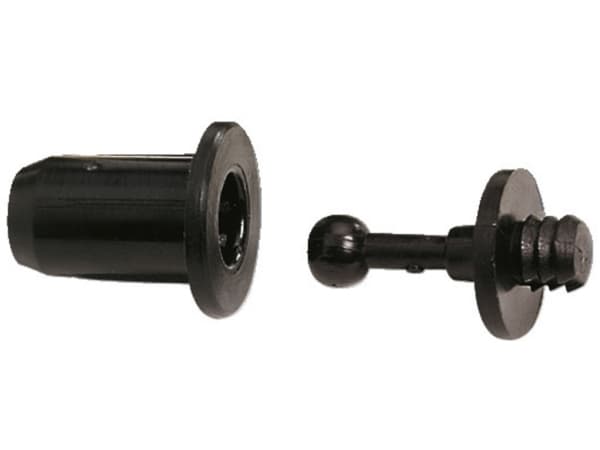 Monacor MBF-85, Rund, Plast, 1 cm, 18,5 mm, 8 stykker