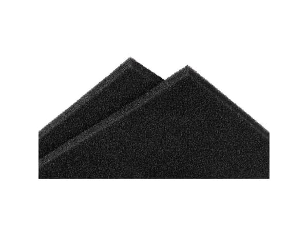 Monacor MDM-8602, Antracit, Tyg, 2 styck, 1 cm, 611 mm, 480 mm