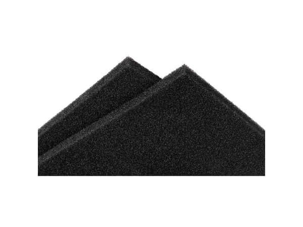 Monacor MDM-8602, Antracit, Tyg, 2 styck, 1 cm, 611 mm, 480 mm