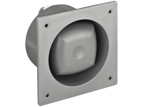 Monacor NR-10M, Kan monteres i taket, Kan monteres på veggen, Grå, Akrylnitrilbutadienstyren, 0 - 40 °C, 10 W, 20 W