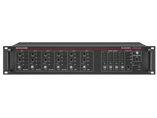 Monacor PA-6040MPX, Lajittelu
