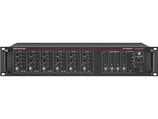 Monacor PA-6040MPX, Lajittelu
