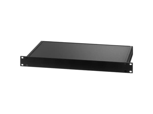 Monacor RC-121/SW, Rackkabinett, Sort, Stål, Aluminium, 1U, 19", 48,3 cm (19")