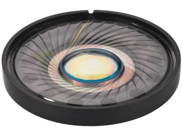 Monacor SP-39, rund, 0,1 W, 32 ohm (O), 3 - 20 000 Hz, 100 dB, 40 x 8 mm