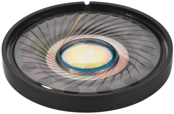 Monacor SP-39, rund, 0,1 W, 32 ohm (O), 3 - 20 000 Hz, 100 dB, 40 x 8 mm