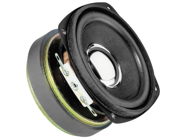 Monacor SP-45/4 3 tommer 7.8 cm miniaturehøjttalere 20 W 4 Ω