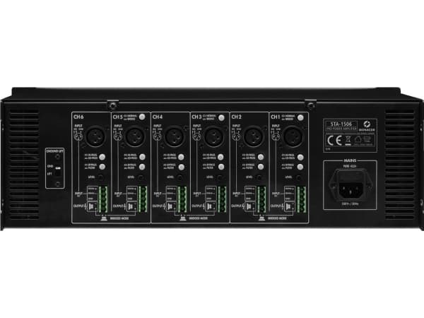 IMG Stage Line STA-1506, 1400W, 0,1 %, 80dB, 160W, 100W, 60dB