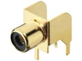 Miniatyrbild 3 av 3: Monacor T-709G, RCA, Guld, Guld, 7,5 mm