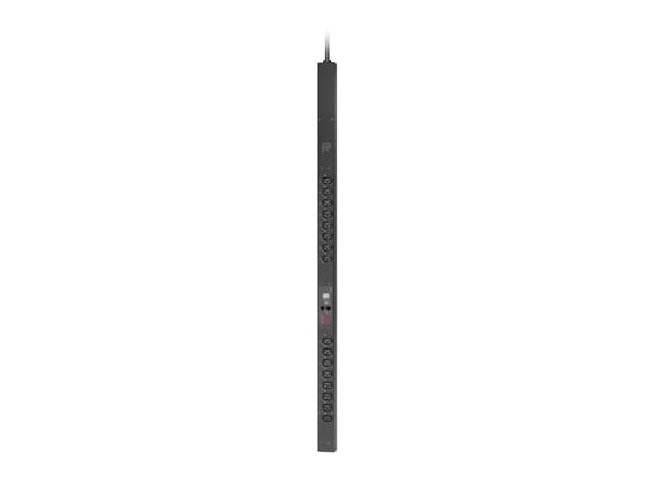 APC Switched Rack PDU Zero U - Strømfordelingslist (kan monteres i rack) - AC 200/208/230 V - Ethernet 10/100 - inngang: IEC 60320 C14 - utgangskonta