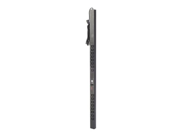 APC Switched Rack PDU Zero U - Strømfordelingslist (kan monteres i rack) - AC 200/208/230 V - Ethernet 10/100 - inngang: IEC 60320 C14 - utgangskonta Sort