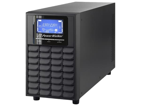 PowerWalker VFI 2000C LCD - UPS - 1600 Watt - 2000 VA - 9 At - RS-232, USB - output-stikforbindelser: 4 - PFC - lajittelu