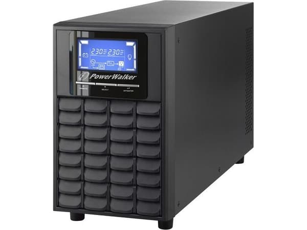 PowerWalker VFI 2000C LCD - UPS - 1600 Watt - 2000 VA - 9 At - RS-232, USB - output-stikforbindelser: 4 - PFC - lajittelu