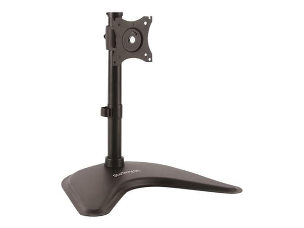 StarTech.com Vertical Dual Monitor Stand - tukee näyttöjä 13" - 27" - säädettävä - Tietokonenäytön jalusta kaksoispinoiduille VESA-näytöille - musta