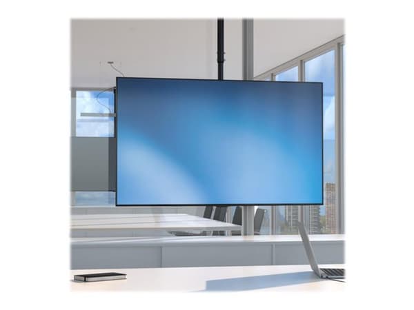 StarTech.com TV-fäste för takmontering - kort stång på 54 till 91 cm - Konsol - för platt panel - extra kraftigt stål - svart - skärmstorlek: 37"-75"