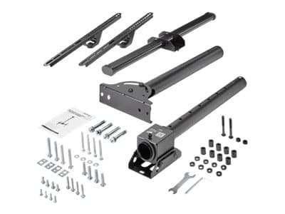 StarTech.com TV-fäste för takmontering - kort stång på 54 till 91 cm - Konsol - för platt panel - extra kraftigt stål - svart - skärmstorlek: 37"-75" Svart